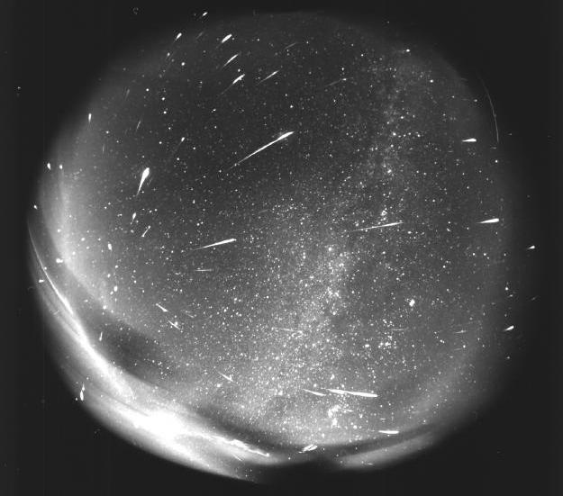 Leonid meteor shower