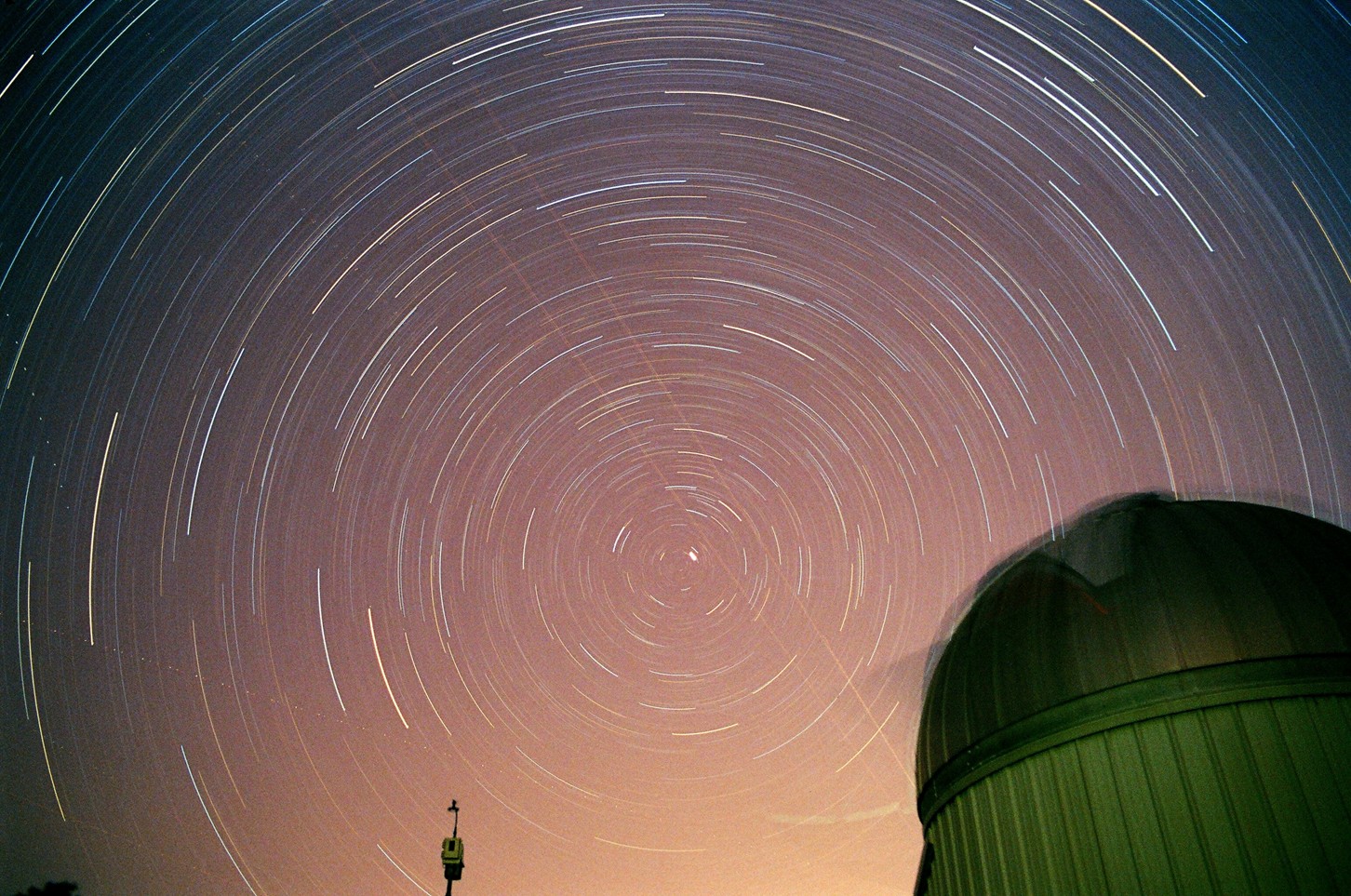 Star Trails over Meyer Observatory